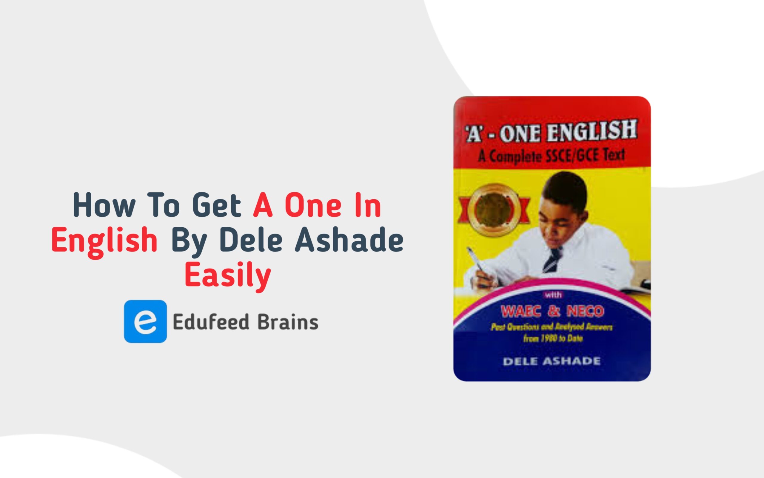 A One In English By Dele Ashade