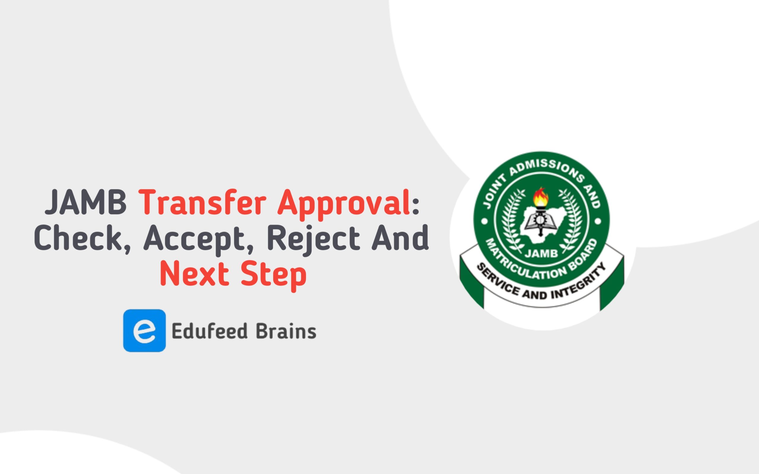 JAMB Transfer Approval