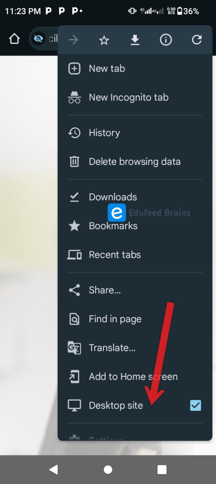 Select Desktop Mode